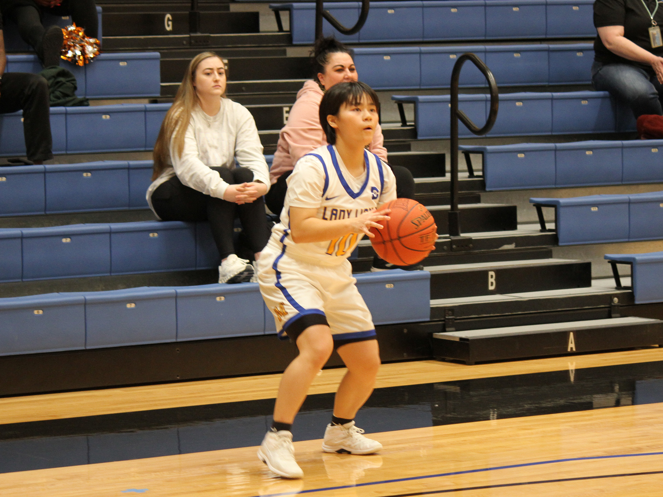 Tokina Nagai, a Japanese-born student, has found a home at Dallas College Mountain View, going to school and playing basketball. 