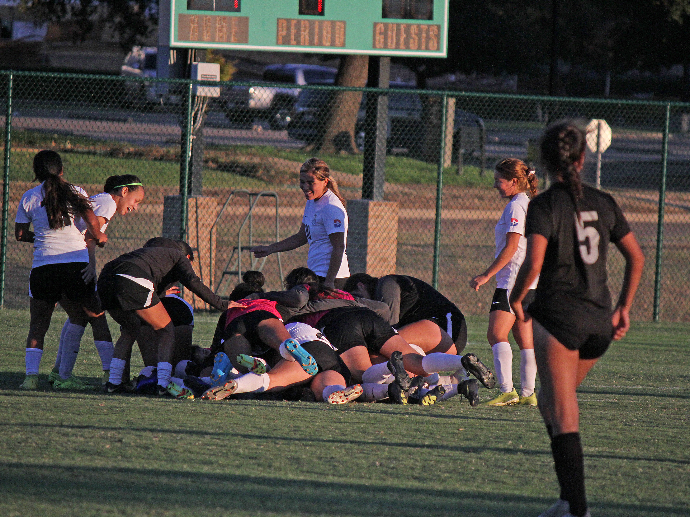 Dallas College Mountain View women's soccer beat Dallas College North Lake, 2-1, in double overtime to win the NJCAA DIII Mid-South District quarterfinals Tuesday at Dallas College Brookhaven. 